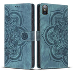 Handyhülle aus geprägtem Retro-Leder mit Mandala-Muster, für iPhone XR, für iPhone XS Max, für iPhone 7 Plus / 8 Plus