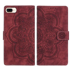 Handyhülle aus geprägtem Retro-Leder mit Mandala-Muster, für iPhone XR, für iPhone XS Max, für iPhone 7 Plus / 8 Plus