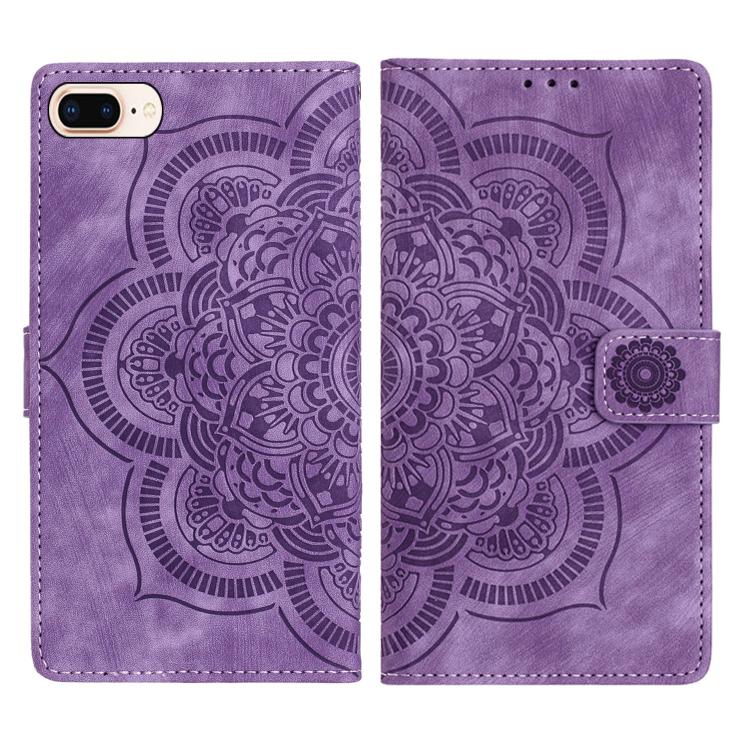 Handyhülle aus geprägtem Retro-Leder mit Mandala-Muster, für iPhone XR, für iPhone XS Max, für iPhone 7 Plus / 8 Plus