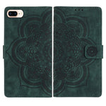 Handyhülle aus geprägtem Retro-Leder mit Mandala-Muster, für iPhone XR, für iPhone XS Max, für iPhone 7 Plus / 8 Plus