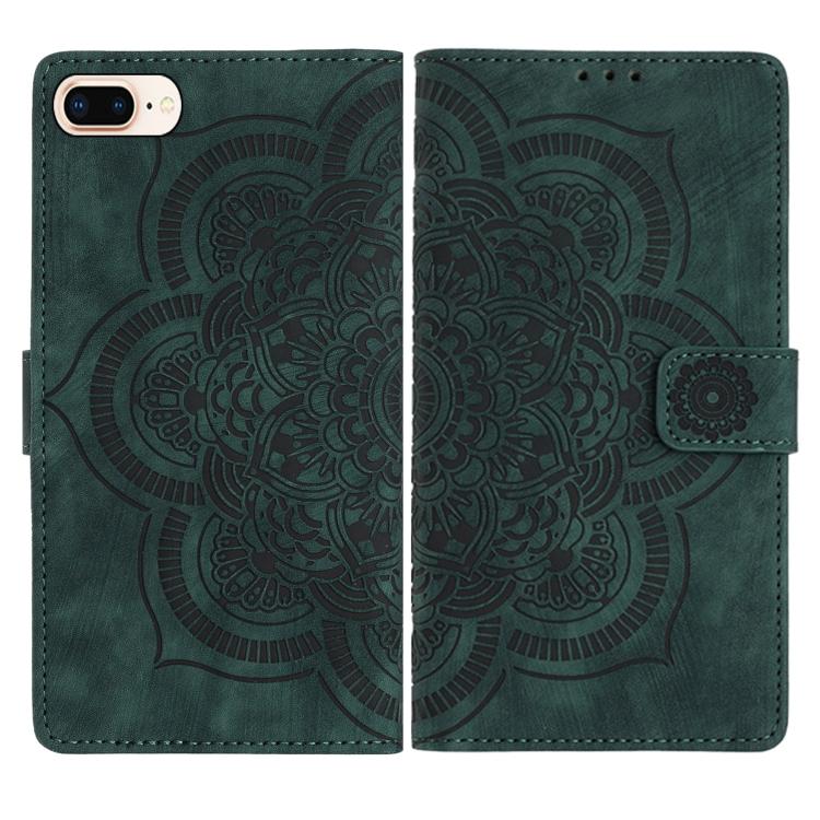 Handyhülle aus geprägtem Retro-Leder mit Mandala-Muster, für iPhone XR, für iPhone XS Max, für iPhone 7 Plus / 8 Plus