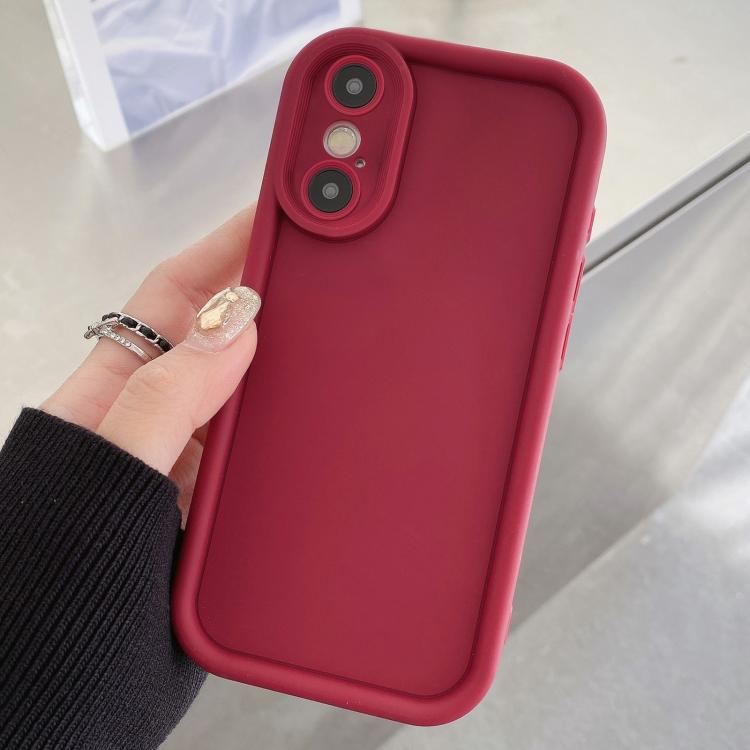Stoßfeste Rahmen Mattierte Präzise Loch TPU-Handyhülle, Für iPhone 11 Pro Max, Für iPhone 11, Für iPhone 11 Pro, Für iPhone X / XS, Für iPhone XR, Für iPhone XS Max