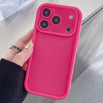 Stoßfester Rahmen, mattierte präzise Loch-TPU-Handyhülle, für iPhone 17e / 16e, für iPhone 17 Pro Max, für iPhone 17 Pro, für iPhone 17, für iPhone Air, für iPhone 16 Pro Max