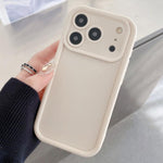 Stoßfester Rahmen, mattierte präzise Loch-TPU-Handyhülle, für iPhone 17e / 16e, für iPhone 17 Pro Max, für iPhone 17 Pro, für iPhone 17, für iPhone Air, für iPhone 16 Pro Max