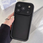 Stoßfester Rahmen, mattierte präzise Loch-TPU-Handyhülle, für iPhone 17e / 16e, für iPhone 17 Pro Max, für iPhone 17 Pro, für iPhone 17, für iPhone Air, für iPhone 16 Pro Max