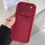 Stoßfester Rahmen, mattierte präzise Loch-TPU-Handyhülle, für iPhone 17e / 16e, für iPhone 17 Pro Max, für iPhone 17 Pro, für iPhone 17, für iPhone Air, für iPhone 16 Pro Max