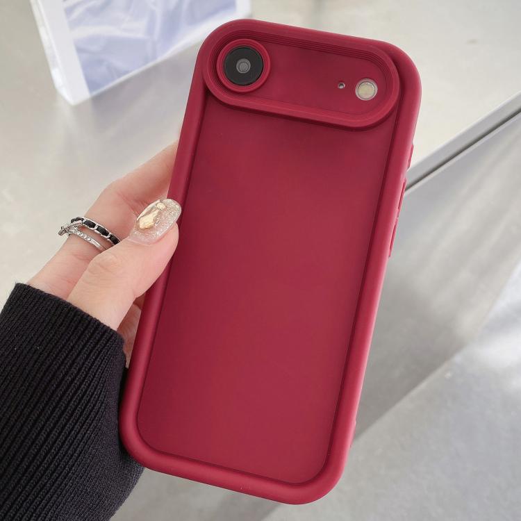 Stoßfester Rahmen, mattierte präzise Loch-TPU-Handyhülle, für iPhone 17e / 16e, für iPhone 17 Pro Max, für iPhone 17 Pro, für iPhone 17, für iPhone Air, für iPhone 16 Pro Max