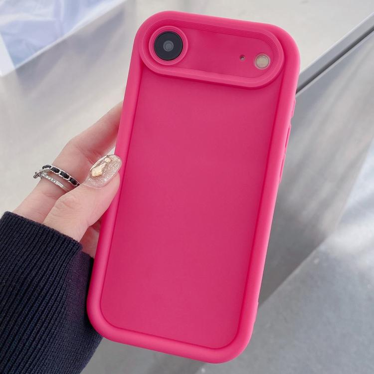 Stoßfester Rahmen, mattierte präzise Loch-TPU-Handyhülle, für iPhone 17e / 16e, für iPhone 17 Pro Max, für iPhone 17 Pro, für iPhone 17, für iPhone Air, für iPhone 16 Pro Max
