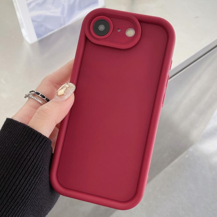 Stoßfester Rahmen, mattierte präzise Loch-TPU-Handyhülle, für iPhone 17e / 16e, für iPhone 17 Pro Max, für iPhone 17 Pro, für iPhone 17, für iPhone Air, für iPhone 16 Pro Max