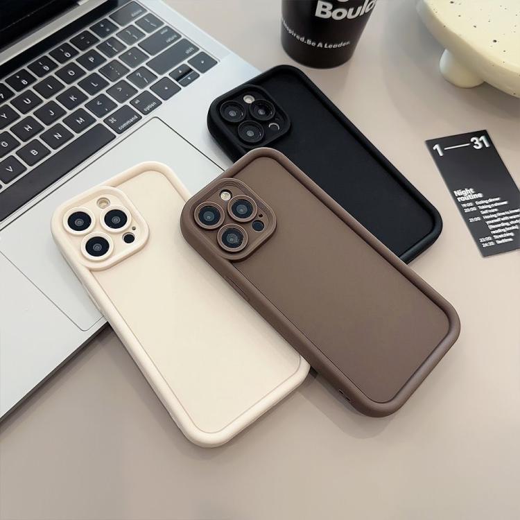Stoßfester Rahmen, mattierte präzise Loch-TPU-Handyhülle, für iPhone 17e / 16e, für iPhone 17 Pro Max, für iPhone 17 Pro, für iPhone 17, für iPhone Air, für iPhone 16 Pro Max