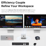 ORICO VS10 Mini Dock Desktop-Erweiterung Multifunktionshalterung für Mac Mini 2024, ohne Speicher