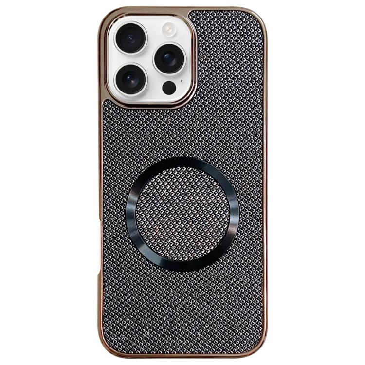Galvanisierte PC-Glitzer-Körner MagSafe Handyhülle, für iPhone 17 Pro Max, für iPhone 17 Pro, für iPhone 16 Pro Max, für iPhone 16 Pro, für iPhone 16 Plus, für iPhone 16, für iPhone 15 Pro Max, für iPhone 15 Pro
