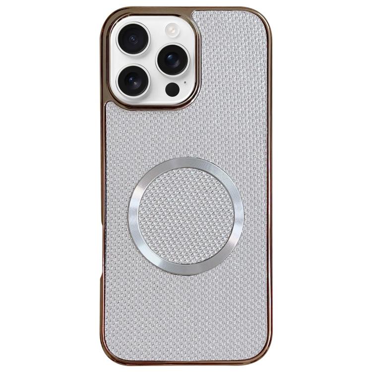 Galvanisierte PC-Glitzer-Körner MagSafe Handyhülle, für iPhone 17 Pro Max, für iPhone 17 Pro, für iPhone 16 Pro Max, für iPhone 16 Pro, für iPhone 16 Plus, für iPhone 16, für iPhone 15 Pro Max, für iPhone 15 Pro