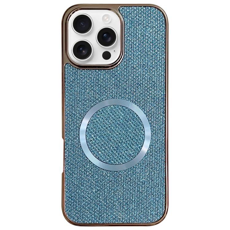 Galvanisierte PC-Glitzer-Körner MagSafe Handyhülle, für iPhone 17 Pro Max, für iPhone 17 Pro, für iPhone 16 Pro Max, für iPhone 16 Pro, für iPhone 16 Plus, für iPhone 16, für iPhone 15 Pro Max, für iPhone 15 Pro