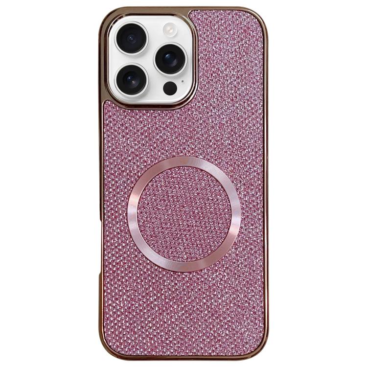Galvanisierte PC-Glitzer-Körner MagSafe Handyhülle, für iPhone 17 Pro Max, für iPhone 17 Pro, für iPhone 16 Pro Max, für iPhone 16 Pro, für iPhone 16 Plus, für iPhone 16, für iPhone 15 Pro Max, für iPhone 15 Pro