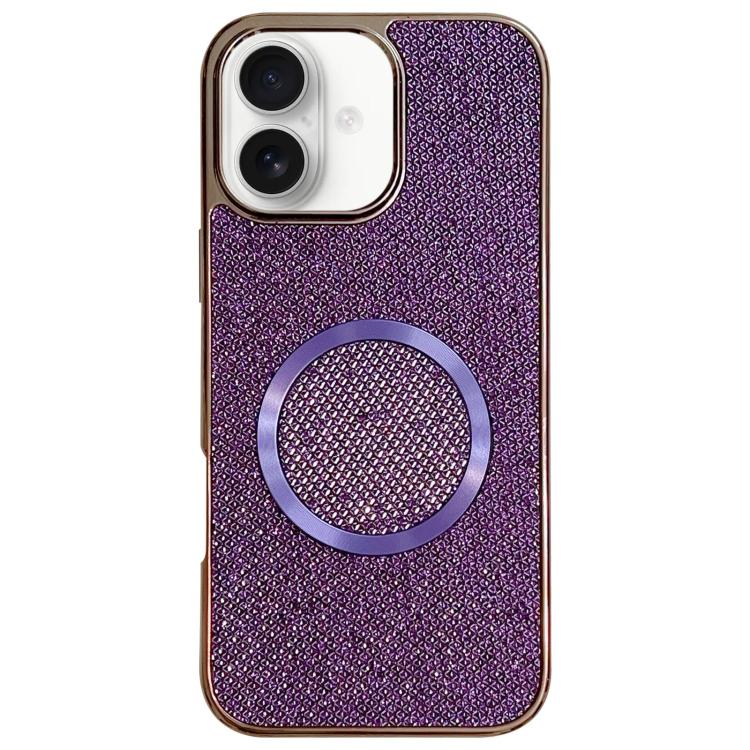Galvanisierte PC-Glitzer-Körner MagSafe Handyhülle, für iPhone 17 Pro Max, für iPhone 17 Pro, für iPhone 16 Pro Max, für iPhone 16 Pro, für iPhone 16 Plus, für iPhone 16, für iPhone 15 Pro Max, für iPhone 15 Pro