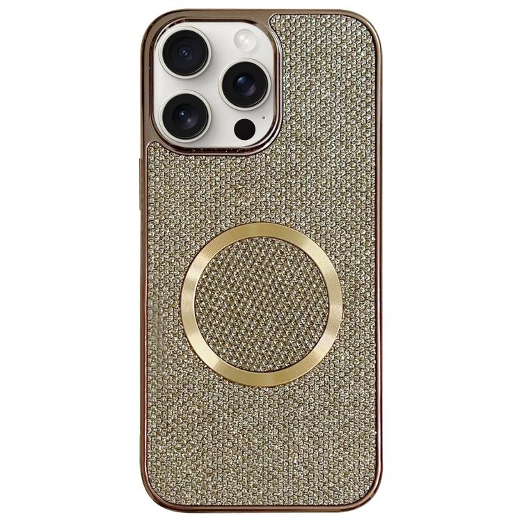 Galvanisierte PC-Glitzer-Körner MagSafe Handyhülle, für iPhone 17 Pro Max, für iPhone 17 Pro, für iPhone 16 Pro Max, für iPhone 16 Pro, für iPhone 16 Plus, für iPhone 16, für iPhone 15 Pro Max, für iPhone 15 Pro