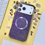 Galvanisierte PC-Glitzer-Körner MagSafe Handyhülle, für iPhone 17 Pro Max, für iPhone 17 Pro, für iPhone 16 Pro Max, für iPhone 16 Pro, für iPhone 16 Plus, für iPhone 16, für iPhone 15 Pro Max, für iPhone 15 Pro