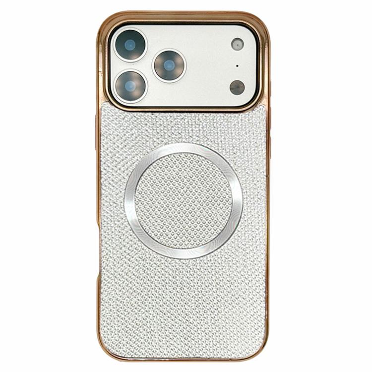 Galvanisierte PC-Glitzer-Körner MagSafe Handyhülle, für iPhone 17 Pro Max, für iPhone 17 Pro, für iPhone 16 Pro Max, für iPhone 16 Pro, für iPhone 16 Plus, für iPhone 16, für iPhone 15 Pro Max, für iPhone 15 Pro