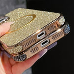 Galvanisierte PC-Glitzer-Körner MagSafe Handyhülle, für iPhone 17 Pro Max, für iPhone 17 Pro, für iPhone 16 Pro Max, für iPhone 16 Pro, für iPhone 16 Plus, für iPhone 16, für iPhone 15 Pro Max, für iPhone 15 Pro