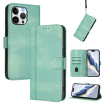 Handyhülle aus Retro-Leder mit geflochtenem Schnallenverschluss, für iPhone 17e / 16e, für iPhone 17 Pro Max, für iPhone 17 Pro, für iPhone 17, für iPhone Air, für iPhone 16 Pro Max