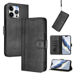 Handyhülle aus Retro-Leder mit geflochtenem Schnallenverschluss, für iPhone 17e / 16e, für iPhone 17 Pro Max, für iPhone 17 Pro, für iPhone 17, für iPhone Air, für iPhone 16 Pro Max