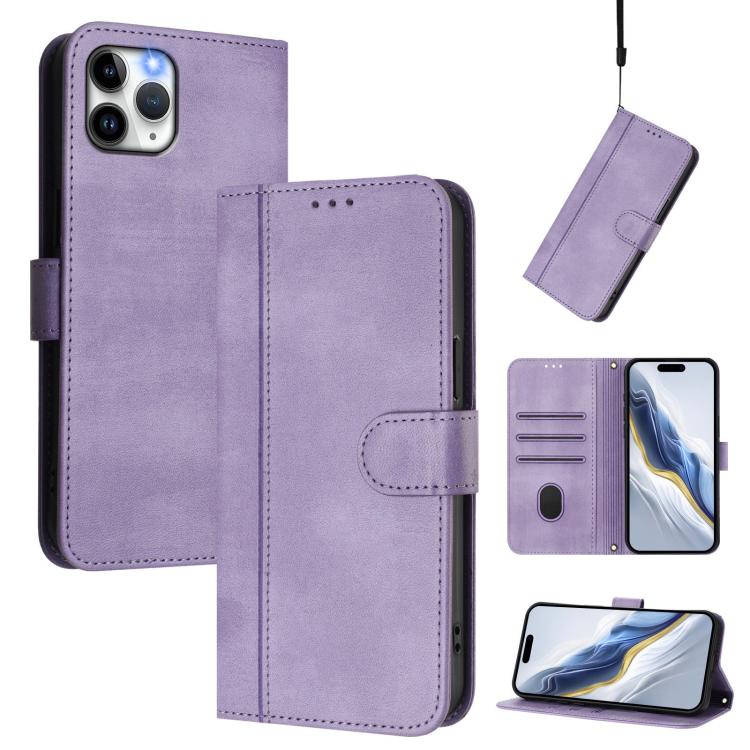 Linien-Naht Schnallen Retro Leder Handyhülle, Für iPhone 11 Pro Max, Für iPhone 11, Für iPhone 11 Pro, Für iPhone X / XS, Für iPhone XR, Für iPhone XS Max