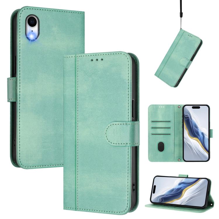 Linien-Naht Schnallen Retro Leder Handyhülle, Für iPhone 11 Pro Max, Für iPhone 11, Für iPhone 11 Pro, Für iPhone X / XS, Für iPhone XR, Für iPhone XS Max
