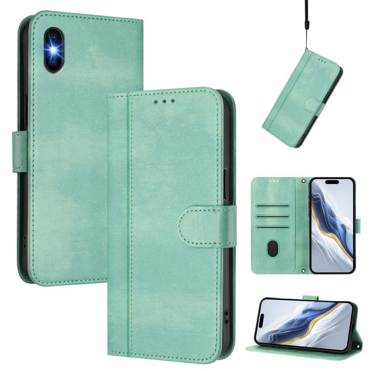Linien-Naht Schnallen Retro Leder Handyhülle, Für iPhone 11 Pro Max, Für iPhone 11, Für iPhone 11 Pro, Für iPhone X / XS, Für iPhone XR, Für iPhone XS Max