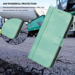 Handyhülle aus Retro-Leder mit geflochtenem Schnallenverschluss, für iPhone 17e / 16e, für iPhone 17 Pro Max, für iPhone 17 Pro, für iPhone 17, für iPhone Air, für iPhone 16 Pro Max