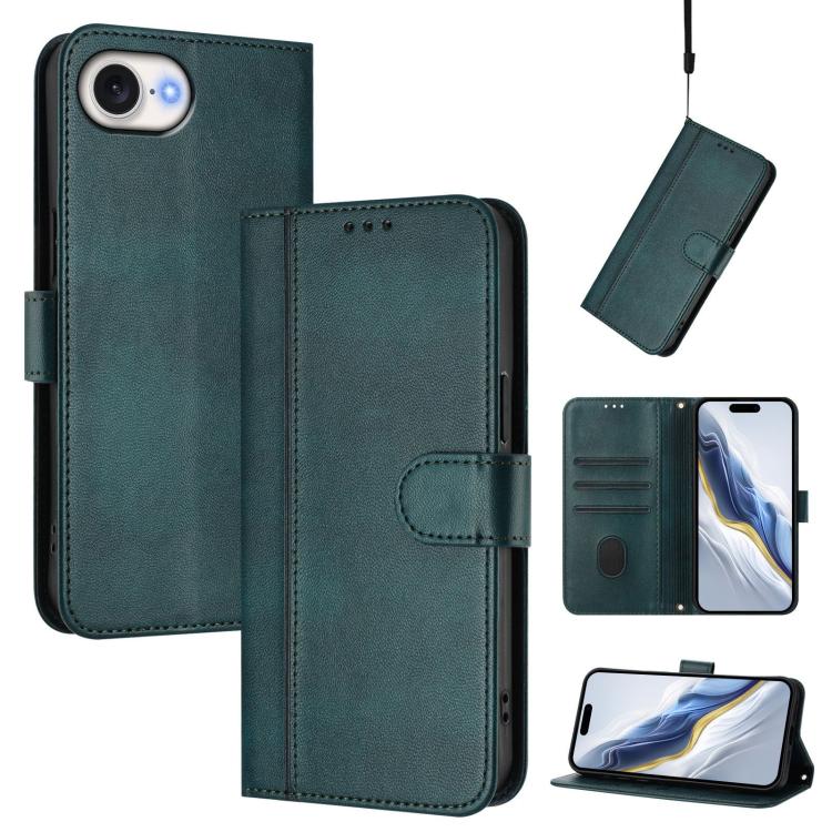 Handyhülle aus Retro-Leder mit geflochtenem Schnallenverschluss, für iPhone 17e / 16e, für iPhone 17 Pro Max, für iPhone 17 Pro, für iPhone 17, für iPhone Air, für iPhone 16 Pro Max