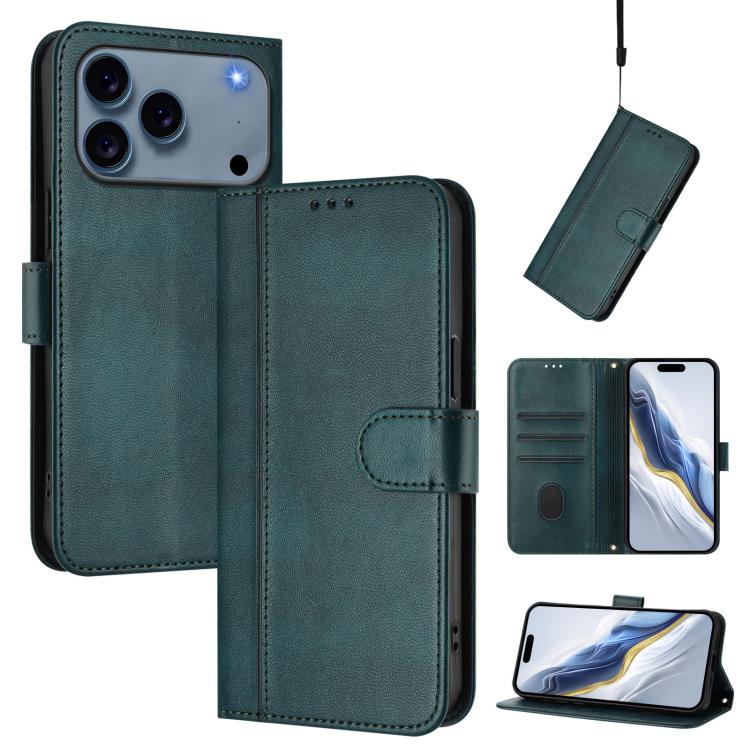 Handyhülle aus Retro-Leder mit geflochtenem Schnallenverschluss, für iPhone 17e / 16e, für iPhone 17 Pro Max, für iPhone 17 Pro, für iPhone 17, für iPhone Air, für iPhone 16 Pro Max