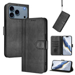 Handyhülle aus Retro-Leder mit geflochtenem Schnallenverschluss, für iPhone 17e / 16e, für iPhone 17 Pro Max, für iPhone 17 Pro, für iPhone 17, für iPhone Air, für iPhone 16 Pro Max