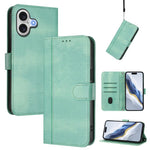 Handyhülle aus Retro-Leder mit geflochtenem Schnallenverschluss, für iPhone 17e / 16e, für iPhone 17 Pro Max, für iPhone 17 Pro, für iPhone 17, für iPhone Air, für iPhone 16 Pro Max