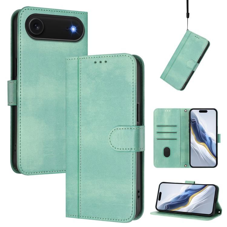 Handyhülle aus Retro-Leder mit geflochtenem Schnallenverschluss, für iPhone 17e / 16e, für iPhone 17 Pro Max, für iPhone 17 Pro, für iPhone 17, für iPhone Air, für iPhone 16 Pro Max