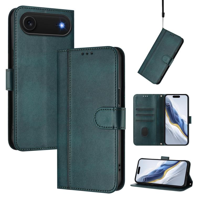Handyhülle aus Retro-Leder mit geflochtenem Schnallenverschluss, für iPhone 17e / 16e, für iPhone 17 Pro Max, für iPhone 17 Pro, für iPhone 17, für iPhone Air, für iPhone 16 Pro Max
