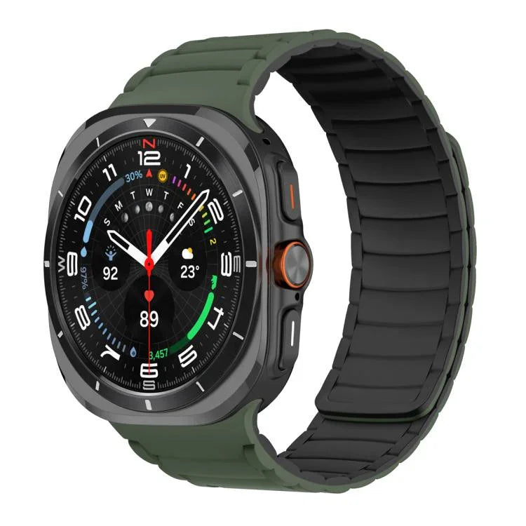 Magnetisches Sportarmband aus Silikon für Samsung Galaxy Watch Ultra 47 mm / Ultra 2025
