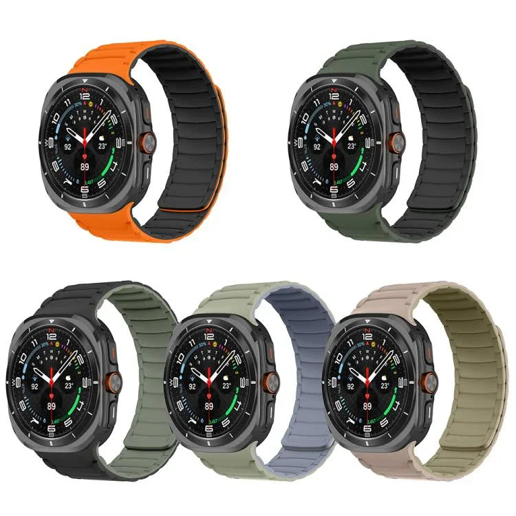 Magnetisches Sportarmband aus Silikon für Samsung Galaxy Watch Ultra 47 mm / Ultra 2025