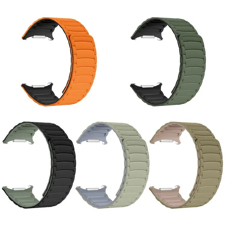 Magnetisches Sportarmband aus Silikon für Samsung Galaxy Watch Ultra 47 mm / Ultra 2025