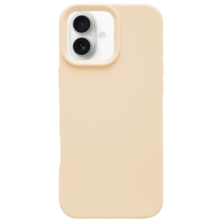 Dopamine Simple Imitation Liquid Silicone Phone Case, For iPhone 16 Pro, For iPhone 16 Plus, For iPhone 16