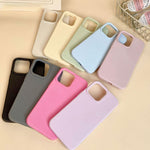 Dopamine Simple Imitation Liquid Silicone Handyhülle, für iPhone 11