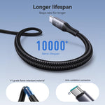JOYROOM S-A28 Flash Series 60W 480Mbps Schnelllade-Datenkabel, Länge: 2m, Typ-C auf Typ-C Kabel, Typ-C auf 8 Pin Kabel, USB auf Typ-C Kabel, USB auf 8 Pin Kabel