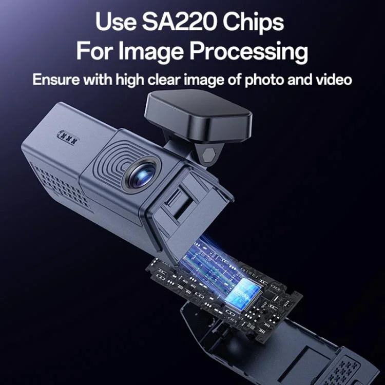 Yesido KM22 1K HD Dual Dashcam Auto-Fahrrekorder mit 1,47-Zoll-Bildschirm, KM22