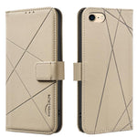 Geometrisches Muster RFID Leder Handyhülle, Für iPhone 6 / 7 / 8 / SE, Für iPhone 13 Pro Max, Für iPhone 13 Pro, Für iPhone 12 / 12 Pro, Für iPhone 12 Pro Max, Für iPhone 11 Pro Max, Für iPhone 11, Für iPhone 11 Pro