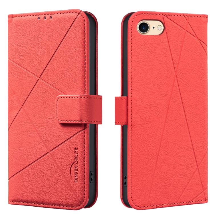 Geometrisches Muster RFID Leder Handyhülle, Für iPhone 6 / 7 / 8 / SE, Für iPhone 13 Pro Max, Für iPhone 13 Pro, Für iPhone 12 / 12 Pro, Für iPhone 12 Pro Max, Für iPhone 11 Pro Max, Für iPhone 11, Für iPhone 11 Pro