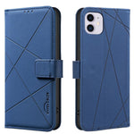 Geometrisches Muster RFID Leder Handyhülle, Für iPhone 6 / 7 / 8 / SE, Für iPhone 13 Pro Max, Für iPhone 13 Pro, Für iPhone 12 / 12 Pro, Für iPhone 12 Pro Max, Für iPhone 11 Pro Max, Für iPhone 11, Für iPhone 11 Pro