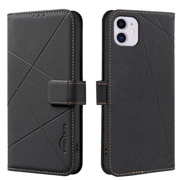 Geometrisches Muster RFID Leder Handyhülle, Für iPhone 6 / 7 / 8 / SE, Für iPhone 13 Pro Max, Für iPhone 13 Pro, Für iPhone 12 / 12 Pro, Für iPhone 12 Pro Max, Für iPhone 11 Pro Max, Für iPhone 11, Für iPhone 11 Pro