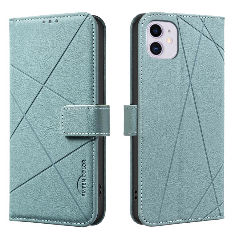 Geometrisches Muster RFID Leder Handyhülle, Für iPhone 6 / 7 / 8 / SE, Für iPhone 13 Pro Max, Für iPhone 13 Pro, Für iPhone 12 / 12 Pro, Für iPhone 12 Pro Max, Für iPhone 11 Pro Max, Für iPhone 11, Für iPhone 11 Pro