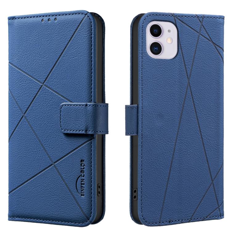 Geometrisches Muster RFID Leder Handyhülle, Für iPhone 6 / 7 / 8 / SE, Für iPhone 13 Pro Max, Für iPhone 13 Pro, Für iPhone 12 / 12 Pro, Für iPhone 12 Pro Max, Für iPhone 11 Pro Max, Für iPhone 11, Für iPhone 11 Pro