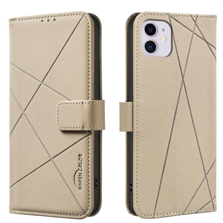 Geometrisches Muster RFID Leder Handyhülle, Für iPhone 6 / 7 / 8 / SE, Für iPhone 13 Pro Max, Für iPhone 13 Pro, Für iPhone 12 / 12 Pro, Für iPhone 12 Pro Max, Für iPhone 11 Pro Max, Für iPhone 11, Für iPhone 11 Pro
